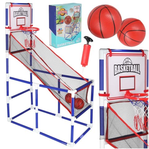 Koszykówka gra zręcznościowa sportowa przenośna basketball 2 piłki pompka