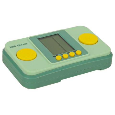 Gra zręcznościowa elektroniczna konsola retro gierka przenośna kieszonkowa zielona