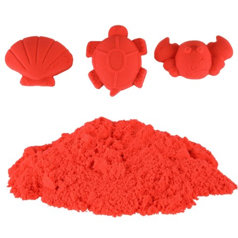 Piasek sensoryczny dla dzieci 1kg w woreczku czerwony
