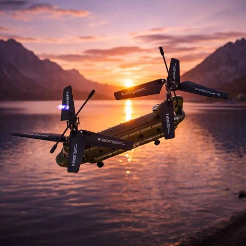 Helikopter zdalnie sterowany wojskowy Syma S026H-1 2,4GHz WI-FI