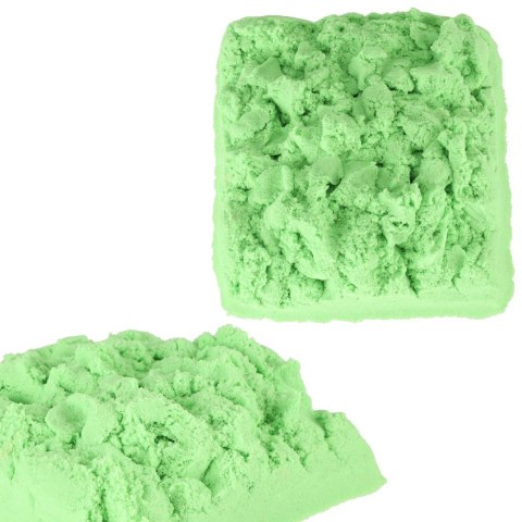 Piasek sensoryczny dla dzieci 1kg w woreczku zielony